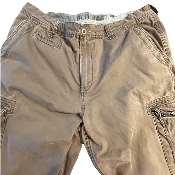 Vintage Old Navy Mens Brown Cargo Pants 